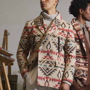 ABRIGO ÉTNICO CRUZADO BEIGE